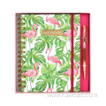 flamingo themed notebook andl pen Stationery Gift Set